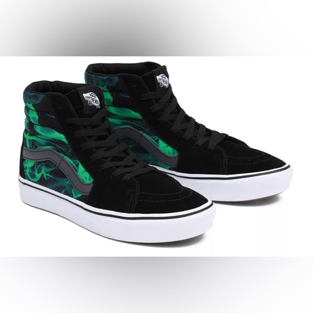 Vans ComfyCush SK8-Hi in the "After Dark - Black" colorway